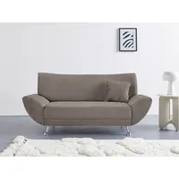 INOSIGN 2-Sitzer »Saltare, elegant und komfortabel, toller Designfuß«, braun