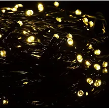Nipach LED Lichterkette 200er warmweiß 20 m Grün