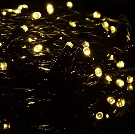 Nipach LED Lichterkette 200er warmweiß 20 m Grün