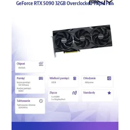PNY GeForce RTXTM 5090 32GB Gddr7 Grafikkarte DLSS 4