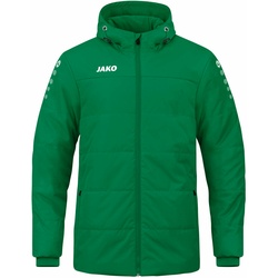 JAKO Team Coachjacke mit Kapuze Kinder sportgrün 128