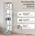 K-Möbel Glasvitrine C1016 176 x 37 x 33 cm Silber