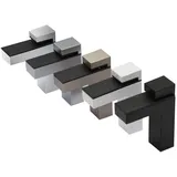 2x Regalhalter Regalträger in 2 Grössen & 5 Farben (Klein, Silber)