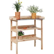 vidaXL Pflanztisch 78 cm braun