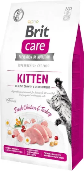 BRIT Care Cat Getreidefrei Kitten 2kg + Überraschung für die Katze