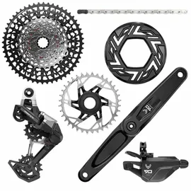 Sram Eagle 90 E-mtb Bosch Fahrradkomponentengruppe - Black - 170 mm