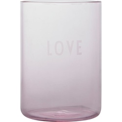 Design Letters - AJ Favourite Trinkglas, Love / rose