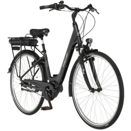 Fischer E-Bike City CITA 1.8, Elektrofahrrad für Damen und Herren, RH 44 cm, 28 Zoll, Akku 522 Wh, Mittelmotor, Nabenschaltung, LED Display, schiefergrau
