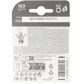 Duracell High Power Lithium CR123 (2 St.)