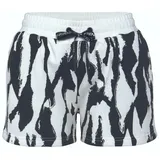French Connection Sweatshorts schwarz-weiß 40/42