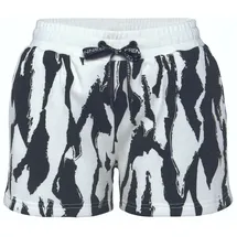 French Connection Sweatshorts schwarz-weiß 40/42