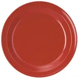 Waca 1924 Dessertteller Kunststoffteller Dm 195 mm, rot