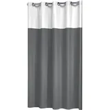 Sealskin Duschvorhang Double 180 x 200 cm grau