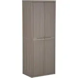 vidaXL Gartenschrank 0,65 x 0,45 x 1,72 holzoptik braun