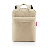 Reisenthel Rucksack, Beige, Textil, 30x39x13 cm, gepolsterte Schulterträger, großes Hauptfach, Freizeit, Koffer & Taschen, Reisetaschen