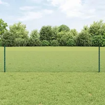 vidaXL Zaun 0,5 x 10 m Grün/Stahl