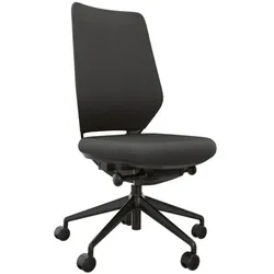 fm Büromöbel Bürostuhl »Asiento« ohne Armlehnen Komfort schwarz