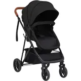 vidaXL Ifigania 2-in-1 Grau/Schwarz