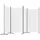 vidaXL Paravent Weiß 346x180 cm Stoff