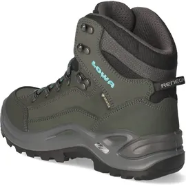 Lowa Renegade GTX Mid Damen Asphalt/Türkis 41
