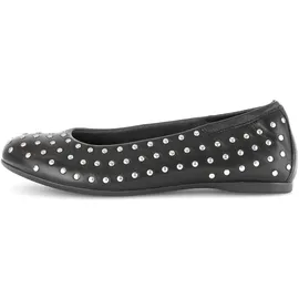 Gabor Leder-Ballerinas in schwarz | 39