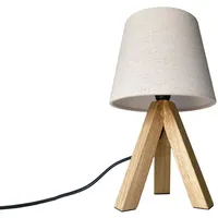 meine wunschleuchte Nachttischlampe Creme 3 St.