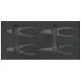 Knipex Werkzeugwagen, Werkzeugmodul 1/3 leer Zangen VDE