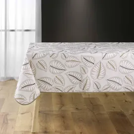 Douceur d'intérieur Alma Tischdecke, rechteckig (150 x 240 cm), Natur, bedruckter Polyester