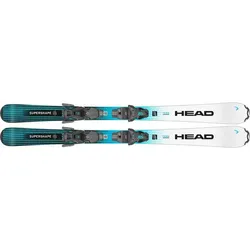 HEAD Kinder All-Mountain Ski Supershape Team Easy, Weiß, 137