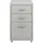 [en.casa] Kökar Rollcontainer 48 x 28 x 41 cm Weiß