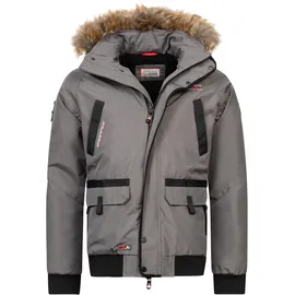Arctic Seven Winterjacke ARCTIC SEVEN "ASArthuro", Herren, Gr. XL, grau, Obermaterial: 100% Polyester. Innenseite: 100% Polyester. Futter: 100% Polyester. Fellimitat: 100% Polyester, Jacken Winterjacke, mit abnehmbarer Kapuze und abnehmbarem Kunstfell