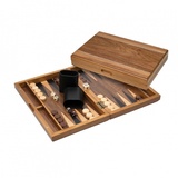 Philos 1114 - Backgammon Makra, klein, Holz, klappbar