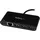 Startech USB-C Adapter to Ethernet (USB-A, 4 Ports), Dockingstation + Black