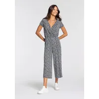 LAURA SCOTT Jumpsuit mit V-Ausschnitt schwarz 40