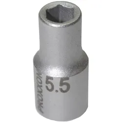 PROXXON 23713 Steckschlüsseleinsatz / Nuss 5,5mm Antrieb 6,3mm (1/4')