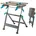 Arbeitstisch Aluminium/Kunststoff/Stahl/MDF/Stahlrohr 650 mm türkis