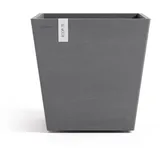 Ecopots Pflanztopf Rotterdam Grau 25,2 cm x 24,5 cm