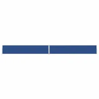vidaXL Ausziehbare Seitenmarkise 1,7 x 12 m blau