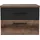Forte Nachtschrank Jacky 0 x 0 x 0 cm Braun/Schwarz