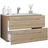 VCM my bath Badmöbel-Set Badinos 914849 sonoma-eiche 80,0 x 46,0 x 50,0 cm