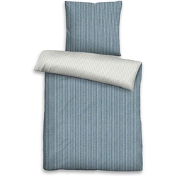 Bettwäsche MELANGE blau
