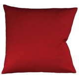 fleuresse Kissenbezug Satin 80 x cm Rot Bordeaux