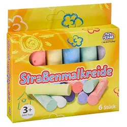 TOY PLACE Straßenmalkreide farbsortiert 4255704325706 TOY PLACE 6 Stück