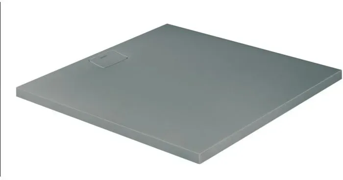 Duravit Quadrat-Duschwanne 720169180000000 120 x 120 x 5 cm, Beton grau