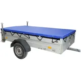 Baumarktplus Anhänger Flachplane 2575x1345x100 mm mit Gummiseil