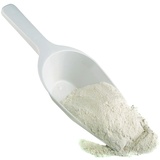 APS Mehlschaufel "PRO", Abfüllschaufel, 0,25 Liter, 25 x 9 cm, Höhe 4,5 cm, Polypropylen, weiß, Made in Germany
