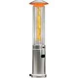 Gasheizstrahler | 1,8m | Edelstahl | 11kW | Heizpilz, Terrassenheizstrahler, Terrassenheizer, Heizstrahler Gas