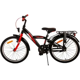 tpfsports Thombike Kinderfahrrad - Jungen - 20 Zoll - Rücktritt + Handbremsen - Schwarz/Rot