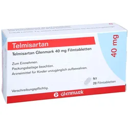 TELMISARTAN Glenmark 40 mg Filmtabletten 28 St