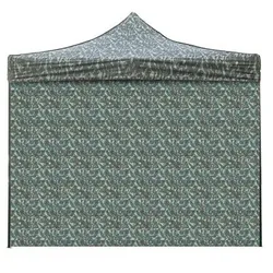 Wasserdichte militärische Seitenabdeckung 3x2m mit Rolltor für 3x3m faltbaren Pavillon